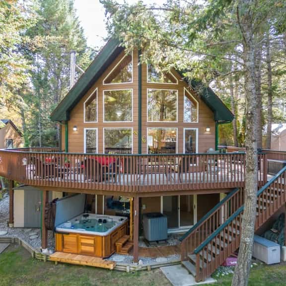 Crescent Moon Lodge | A-Frame | Hot Tub | Fire Pit - Image 1